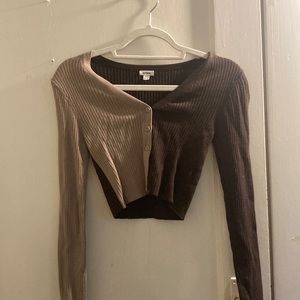 Garage cropped cardigan